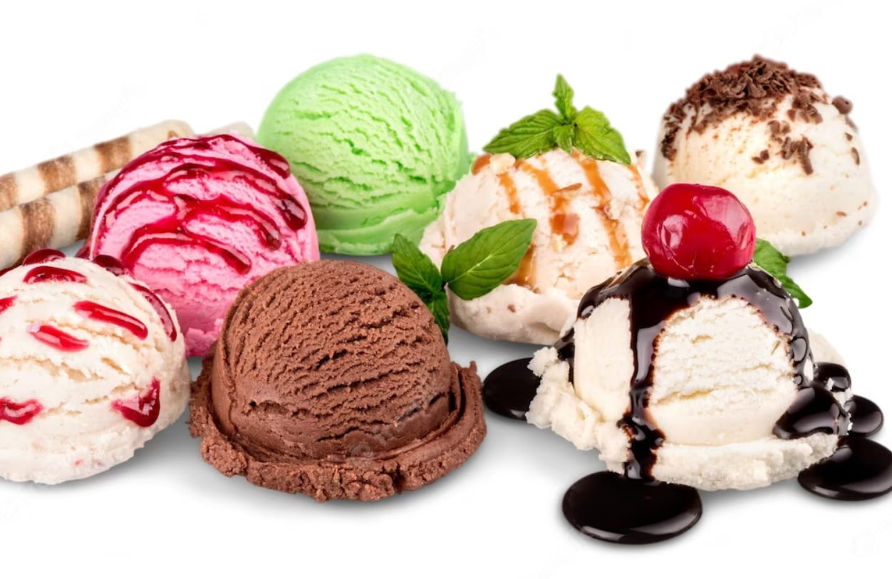 Cual fue el primer sabor de helado del mundo
