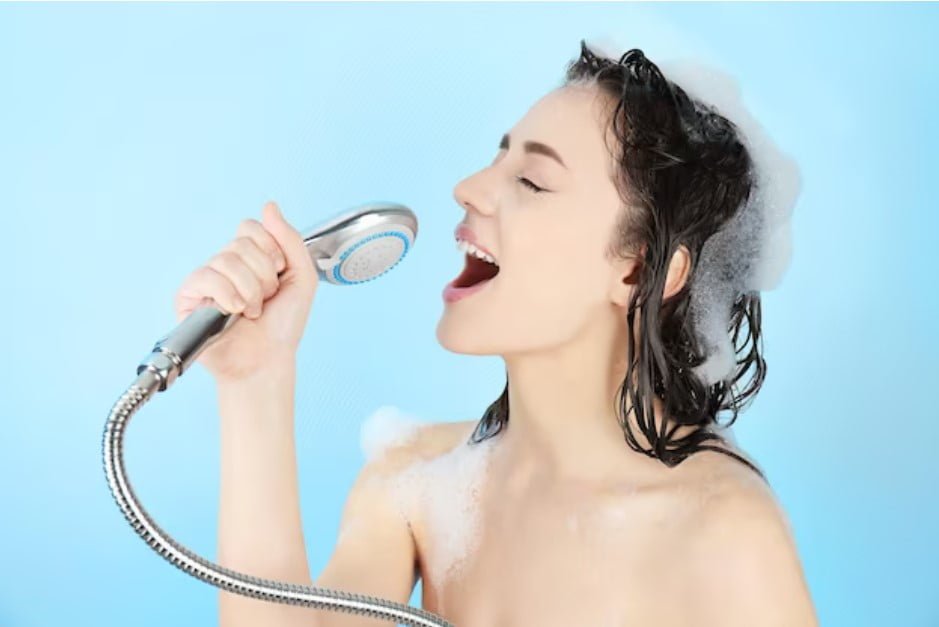 Cantar en la ducha